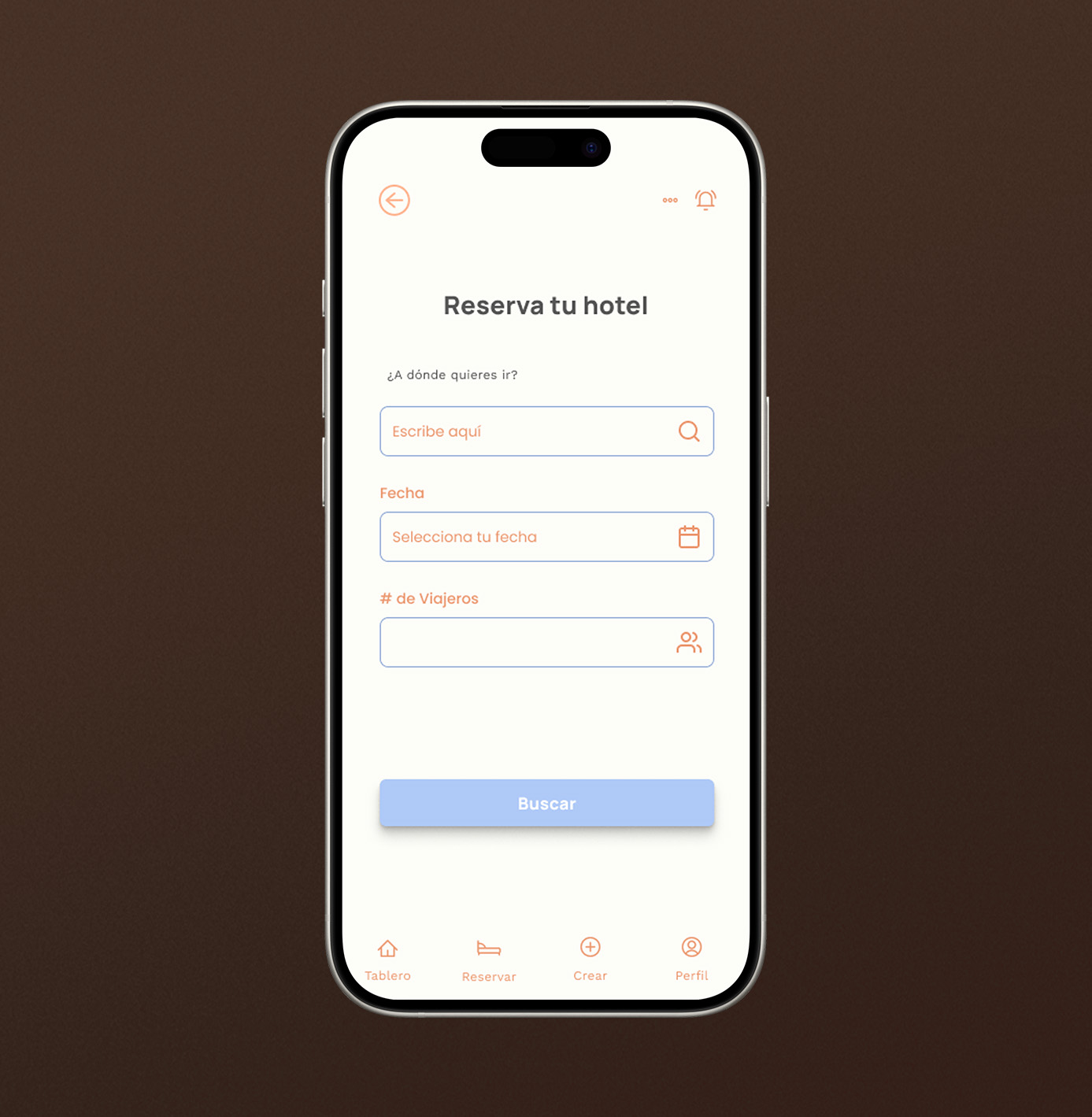 Pantalla — Reservas